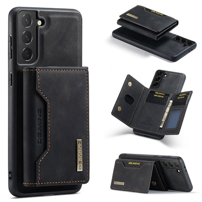 Premium Detachable PU Leather Magnetic Wallet Case for Samsung Phones - The Ultimate Solution for Style and Functionality