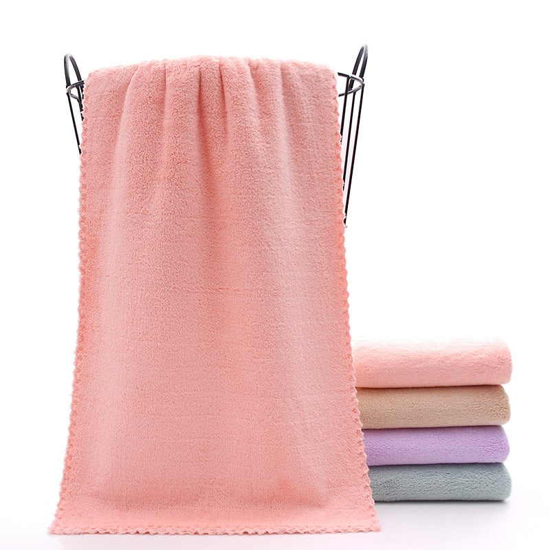 Face Towel Thickened Microfiber Absorbent High-density Coral Fleece Towel Quick Dry Clean Face Soft Absorbent Towel