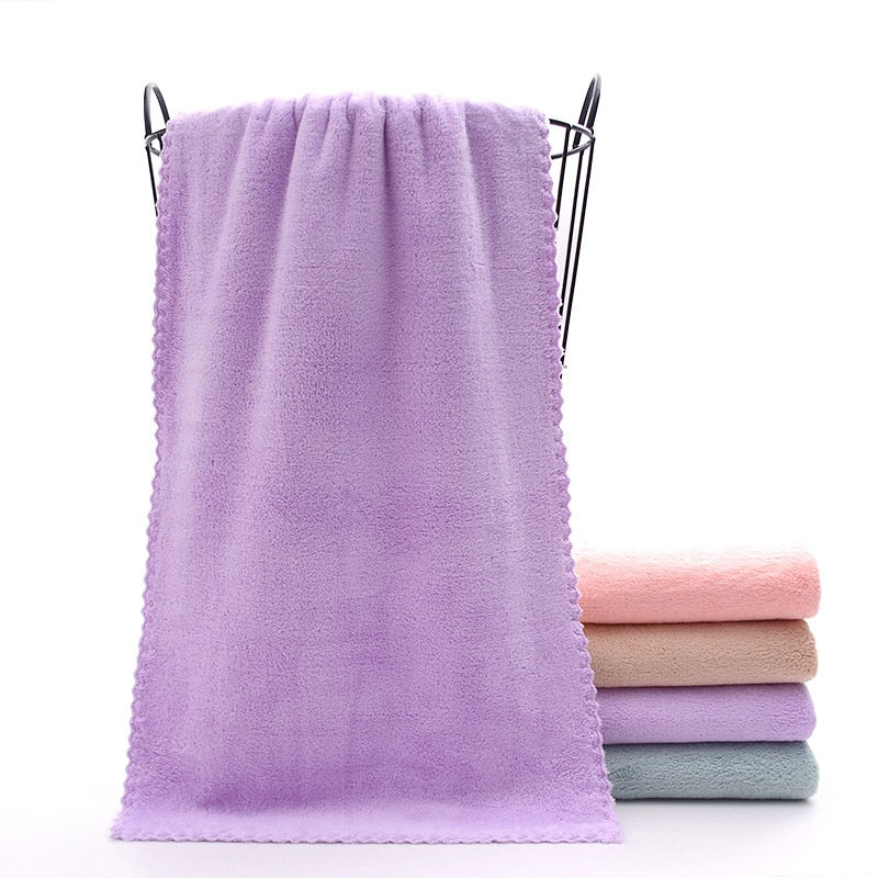 Face Towel Thickened Microfiber Absorbent High-density Coral Fleece Towel Quick Dry Clean Face Soft Absorbent Towel