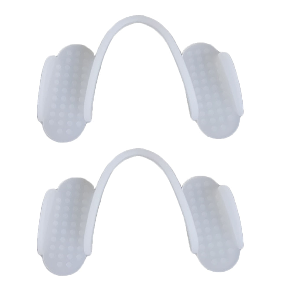 Teeth Grinding Dental Night Protector Bruxism Preventer 2pc silicon protector