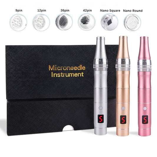 Ultima Wireless Dermapen Professional Microneedling Pen with Screw Cartridge for Auto Micro Needling and Mesotherapy"