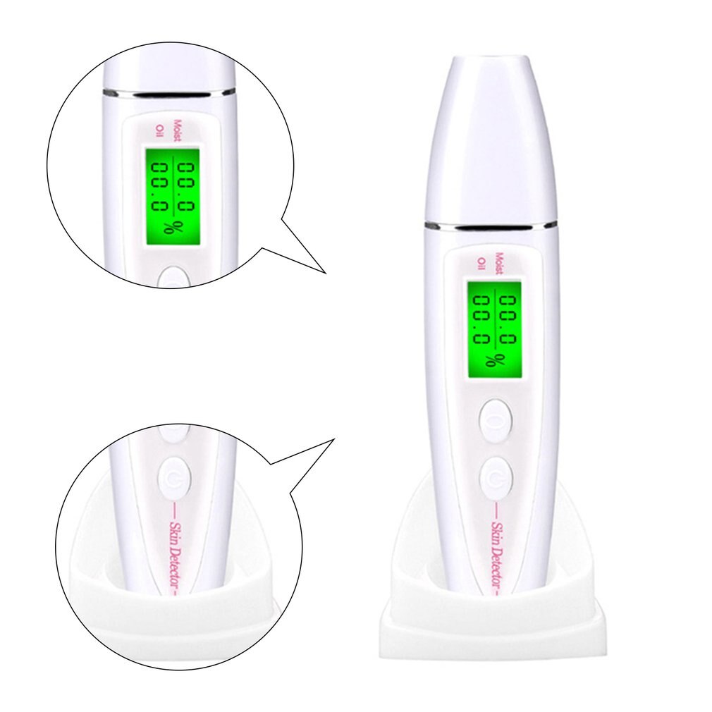 3-in-1 Skin Moisture Detector Skin Oil Content Analyzer LCD Digital Facial Skin Moisture Meter Skin Care Tester