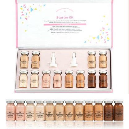 2 Box BB Cream and Serum Ampoule Starter mix Kit for effective brightening and Anti-Aging