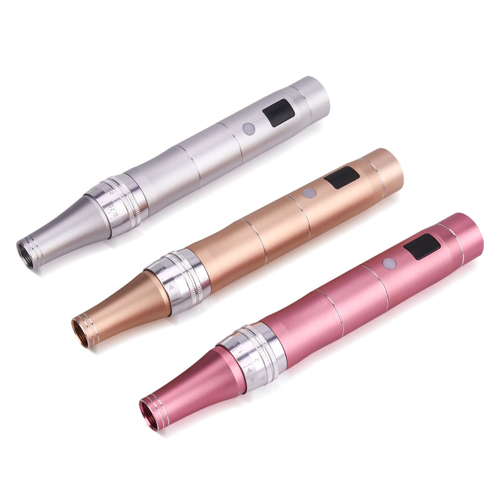 Ultima Wireless Dermapen Professional Microneedling Pen with Screw Cartridge for Auto Micro Needling and Mesotherapy"