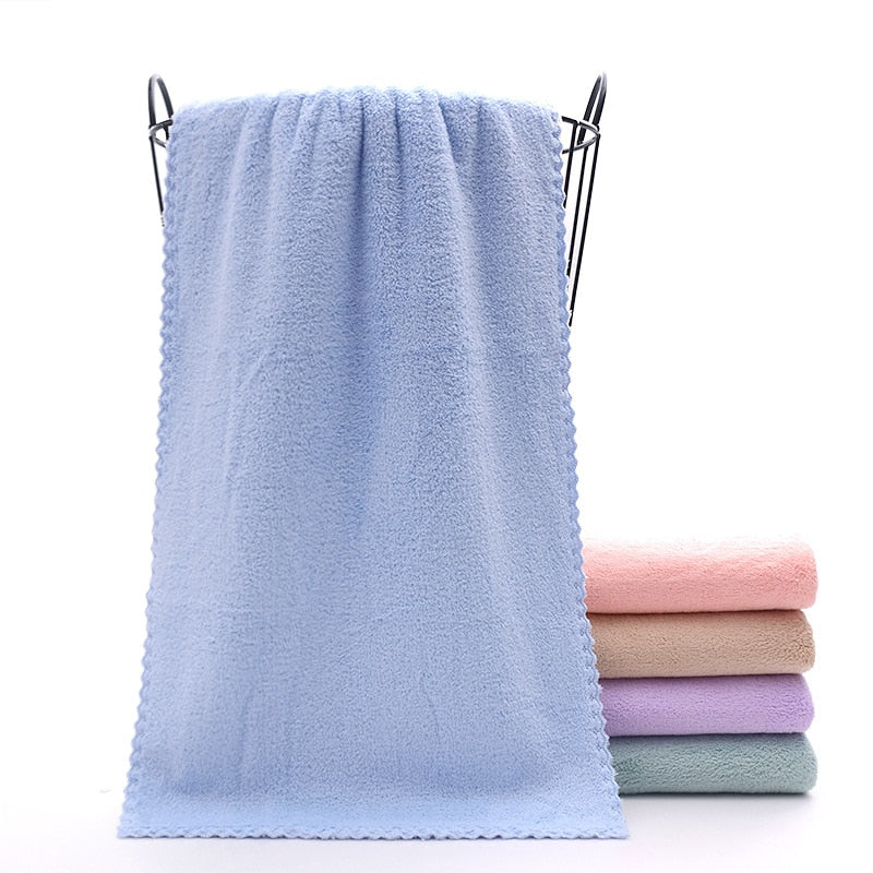 Face Towel Thickened Microfiber Absorbent High-density Coral Fleece Towel Quick Dry Clean Face Soft Absorbent Towel