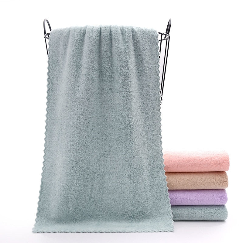 Face Towel Thickened Microfiber Absorbent High-density Coral Fleece Towel Quick Dry Clean Face Soft Absorbent Towel