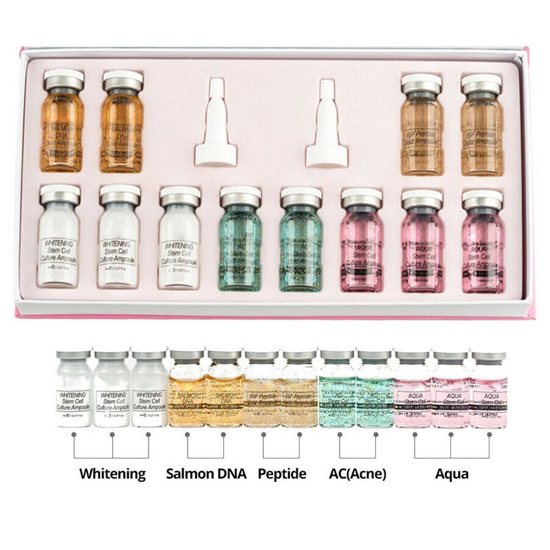 2 Box BB Cream and Serum Ampoule Starter mix Kit for effective brightening and Anti-Aging