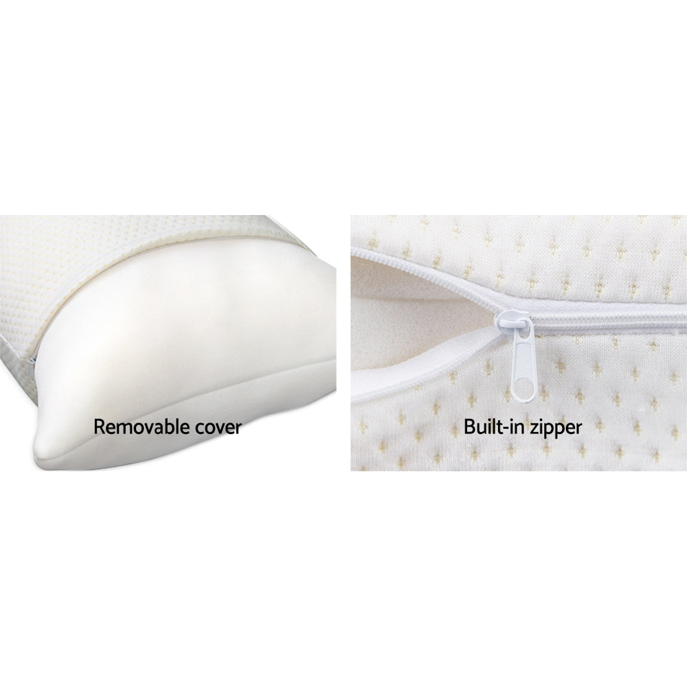 Giselle Bedding Set of 2 Visco Elastic Memory Foam Pillows