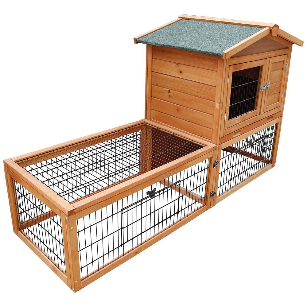 i.Pet Rabbit Hutch Chicken Coop 155cm Tall Wooden Pet Hutch