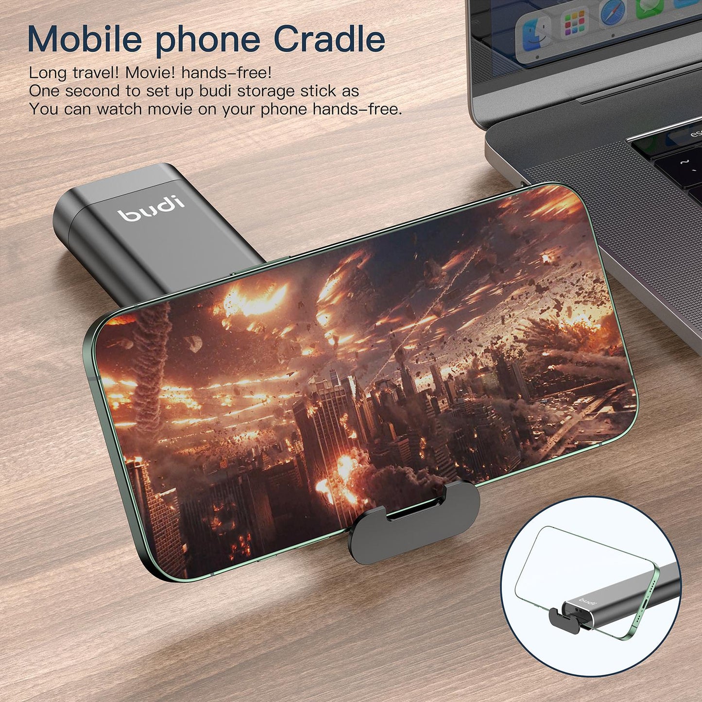 9 In 1 Multi-function Box USB 3.0 Data Transfer 65W Fast Charging SD TF Card Storage Box For IPhone and Samsung