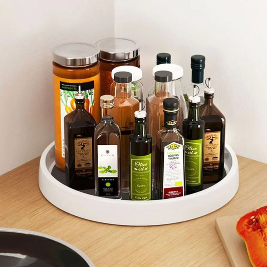 360° Rotating Spice Rack: Ultimate Kitchen Organizer for Storage and Easy Access