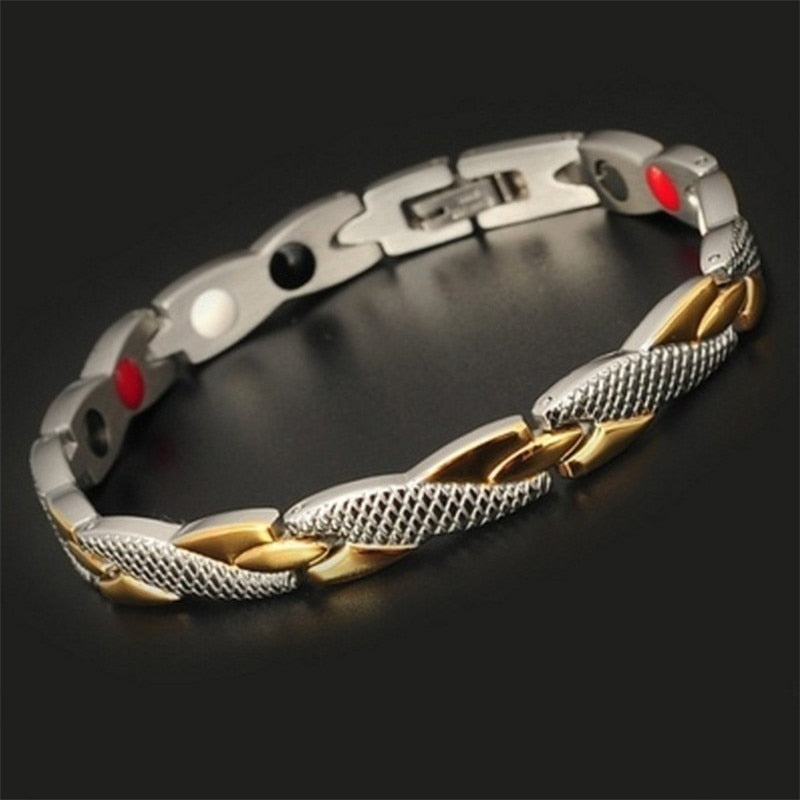 Dragon Pattern Twisted Healthy Magnetic Bracelet for Women and Men