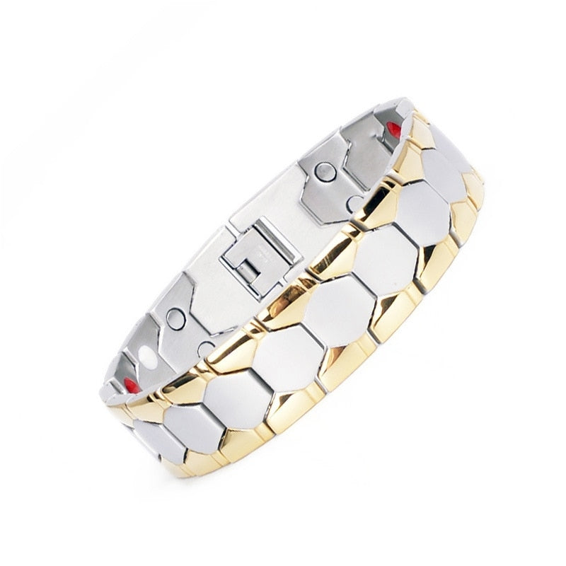 Dragon Pattern Twisted Healthy Magnetic Bracelet for Women and Men