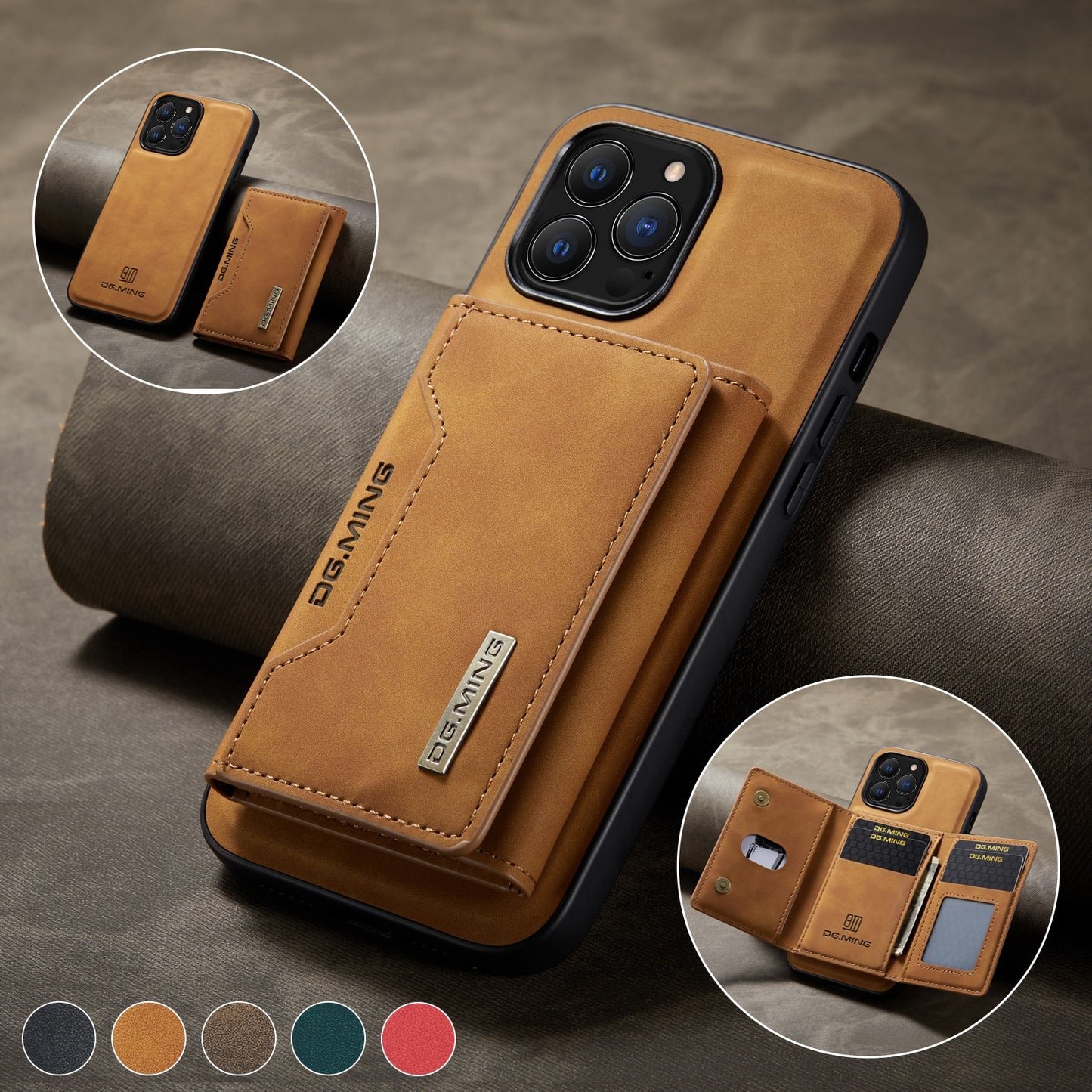 iPhone Case Wallet Luxury Leather for iPhone 11-14 Pro Max and Plus