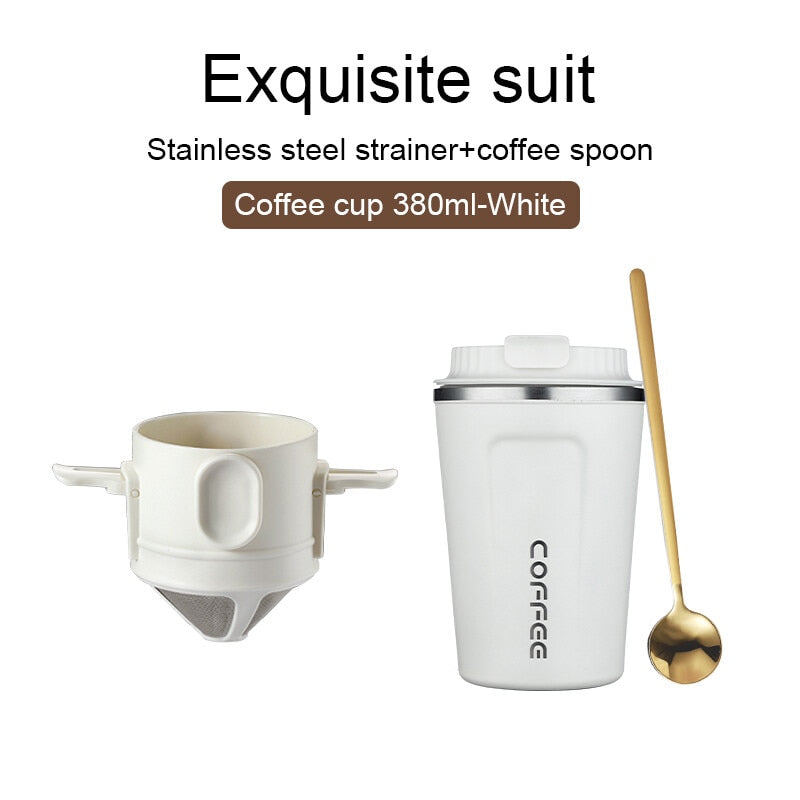 Portable Stainless Steel Coffee Drip Filter for Home Office Travel