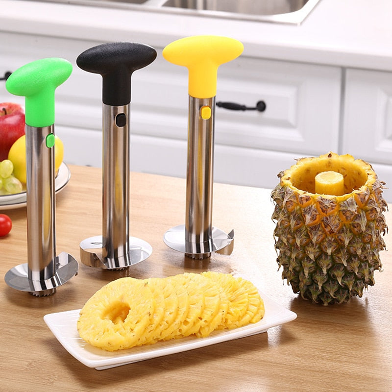 Pineapple Slicer Peeler Cutter Stainless Steel Pineapple Peeler  Kitchen Fruit Tools Pineapple Corer Spiral Cutter Tool  Gadget