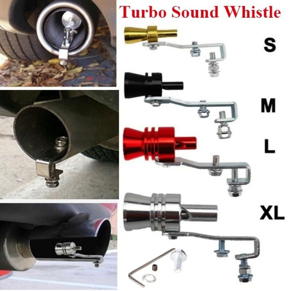 Universal Turbo Sound Whistle for Vehicle Exhaust Pipe