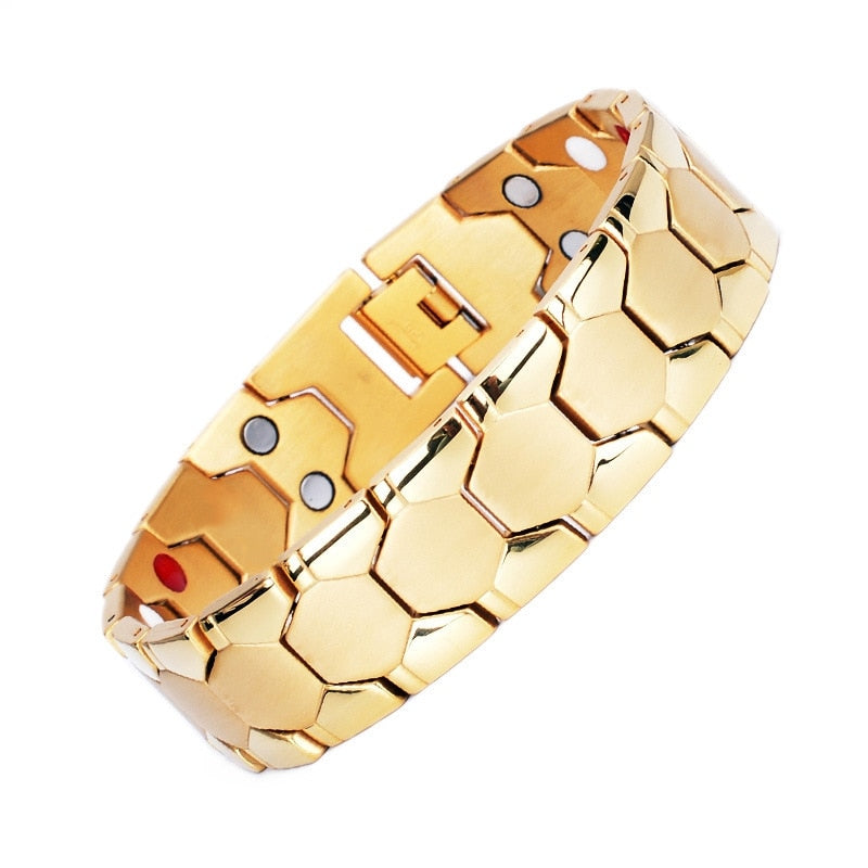 Dragon Pattern Twisted Healthy Magnetic Bracelet for Women and Men