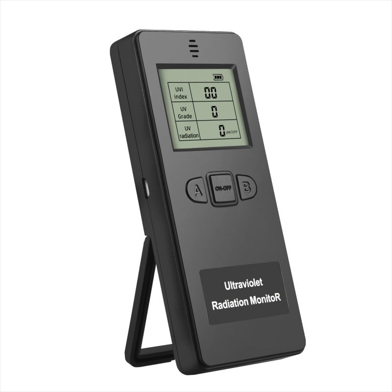 Digital Ultraviolet Radiation Detector UV UVI Meter With Temperature Display