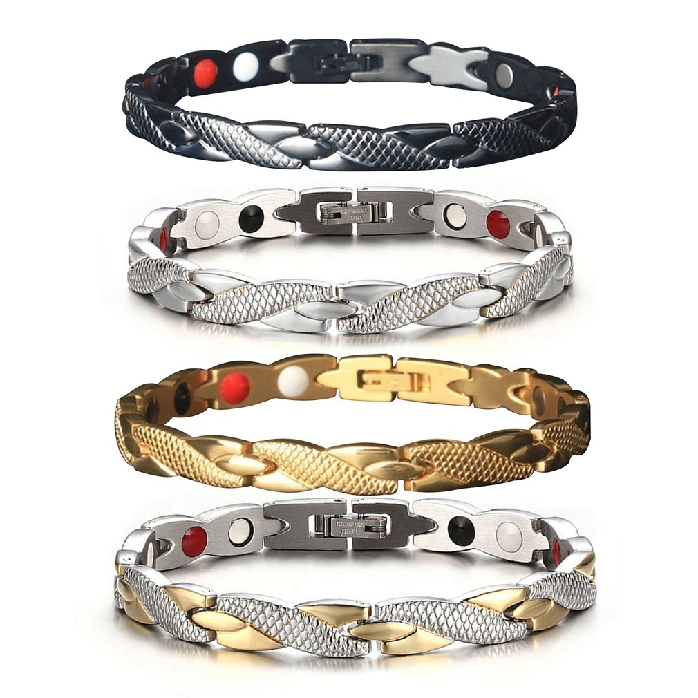 Dragon Pattern Twisted Healthy Magnetic Bracelet for Women and Men