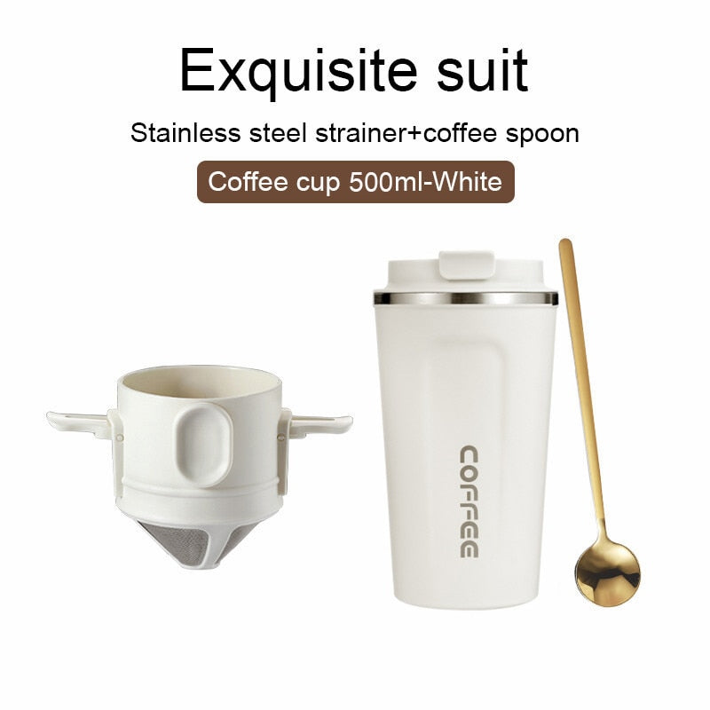 Portable Stainless Steel Coffee Drip Filter for Home Office Travel