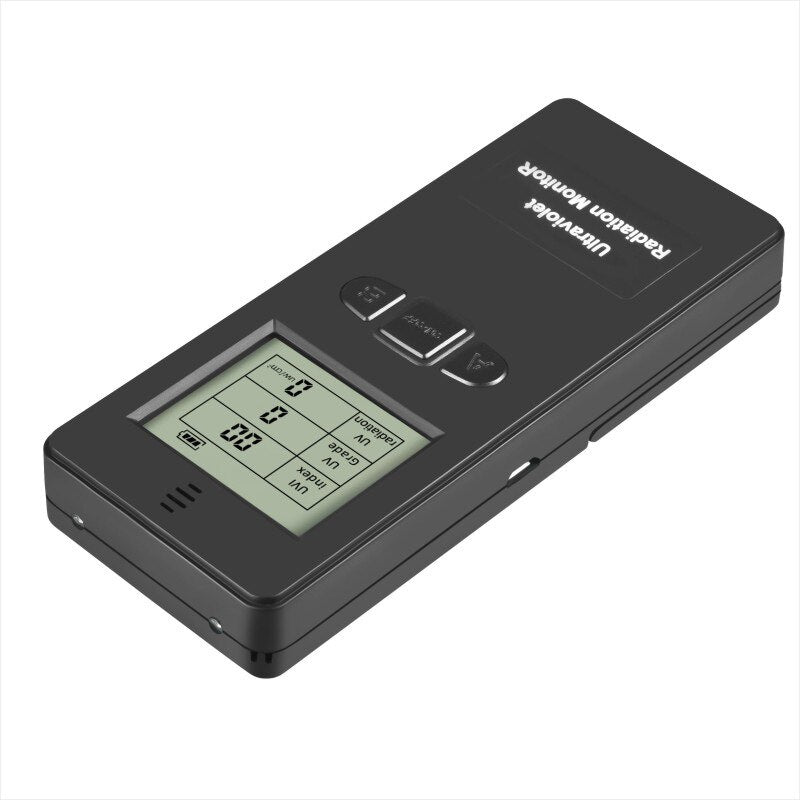 Digital Ultraviolet Radiation Detector UV UVI Meter With Temperature Display