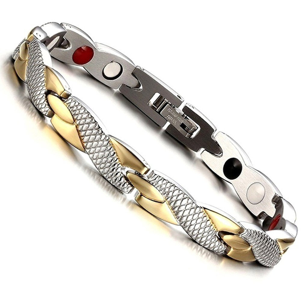 Dragon Pattern Twisted Healthy Magnetic Bracelet for Women and Men