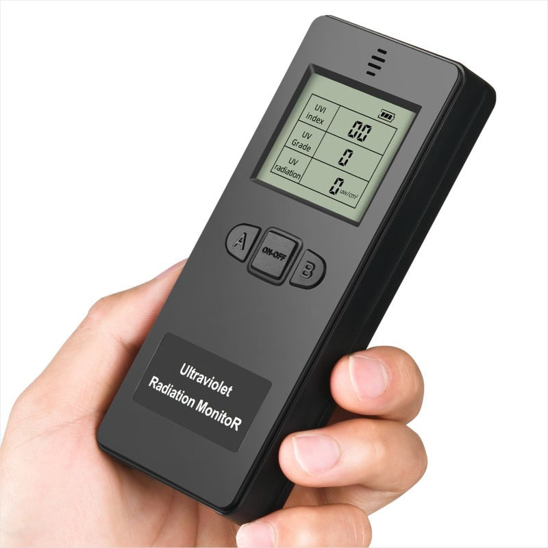 Digital Ultraviolet Radiation Detector UV UVI Meter With Temperature Display