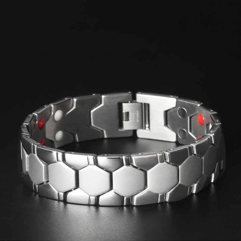 Dragon Pattern Twisted Healthy Magnetic Bracelet for Women and Men