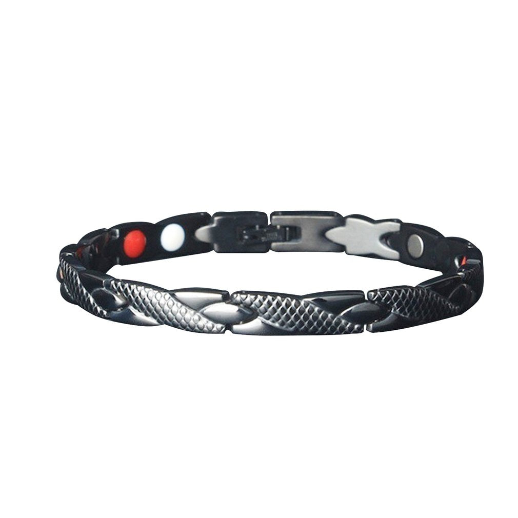 Dragon Pattern Twisted Healthy Magnetic Bracelet for Women and Men