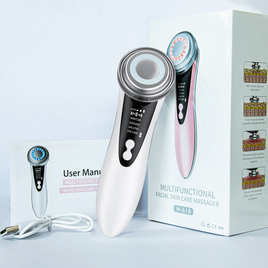 Face Lifting & Rejuvenation Machine with EMS, RF, Microcurrent, Facial Massaging and Light Therapy