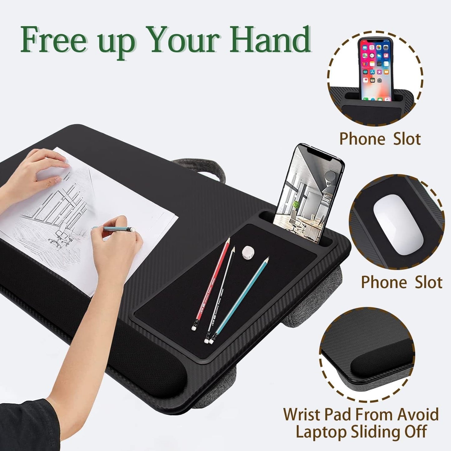 Quality Universal Portable in-lap Laptop Desk