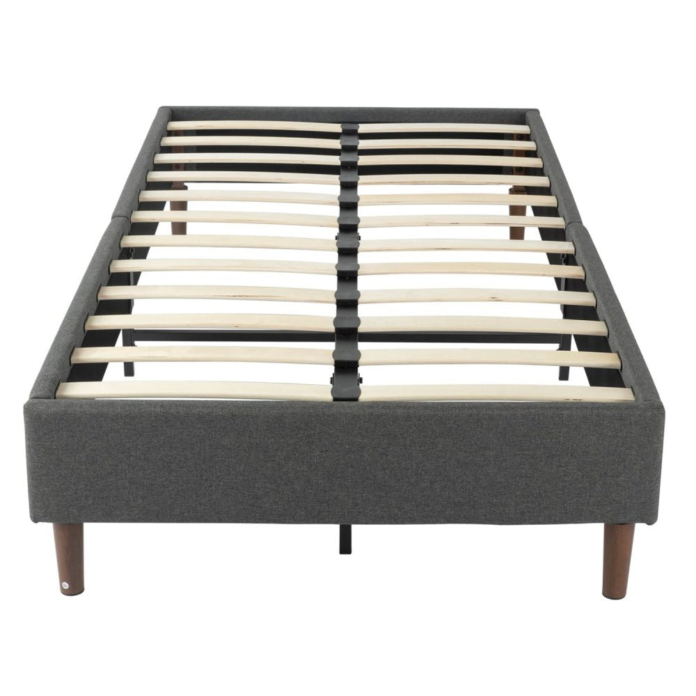 Bed Frame Mattress Foundation (Dark Grey) &#8211; Double