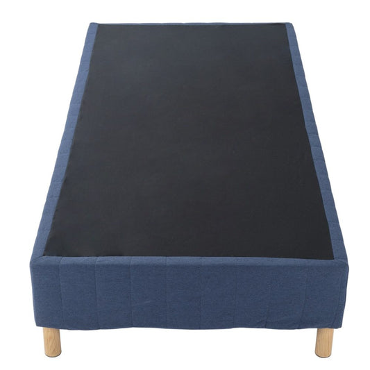 Metal Bed Frame Mattress Foundation Blue &#8211; Double