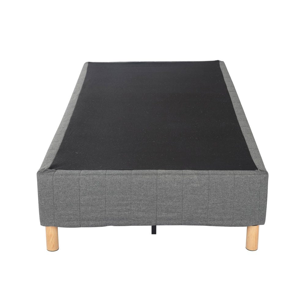 Metal Bedframe Mattress Foundation (Dark Grey) &#8211; Single