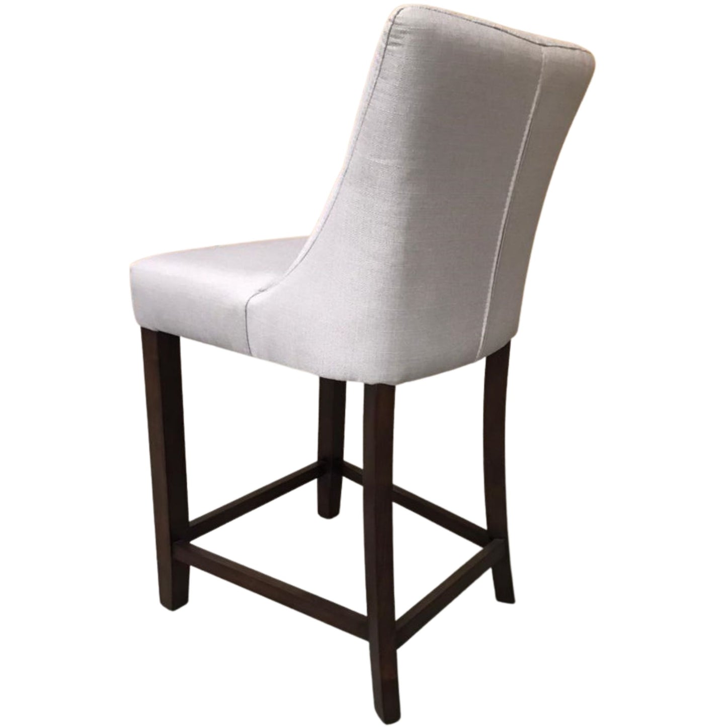 Florence  High Fabric Dining Chair Bar Stool French Provincial Solid Timber