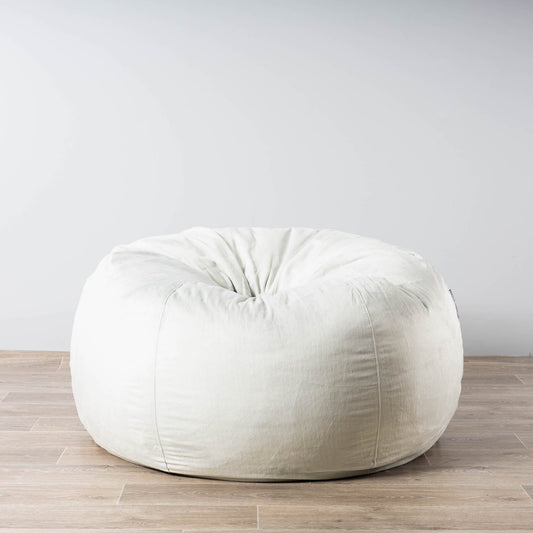 Pierre Fur Bean Bag - Ivory