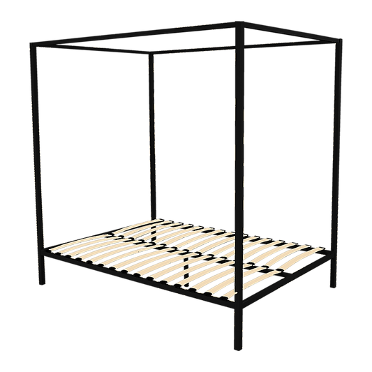 4 Four Poster Queen Bed Frame