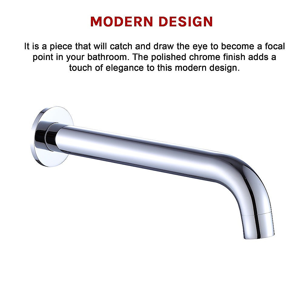 220mm Bath Spout Polished Chrome Finish