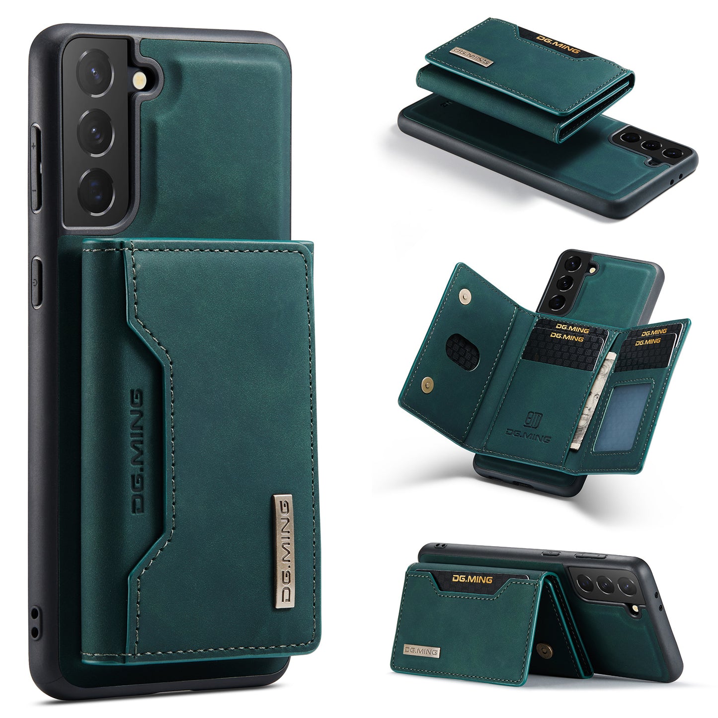 Premium Detachable PU Leather Magnetic Wallet Case for Samsung Phones - The Ultimate Solution for Style and Functionality