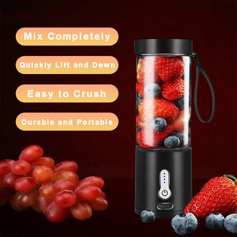 New Hand-Operated Portable Juicer - Perfect for On-the-Go Fruit and Vegetable Smoothies