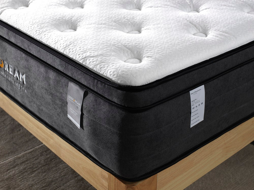 King Single Mattress 5 Zone Pocket Spring Latex Foam 34cm